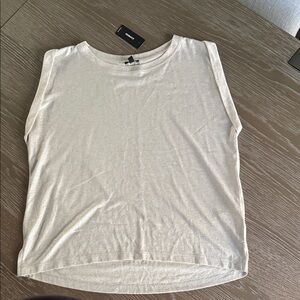 NWT Express Light Beige Muscle Tee